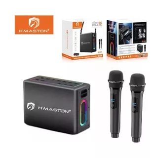 Caixa De Som H'maston 120w bluetooth Preto Bivolt Rn03