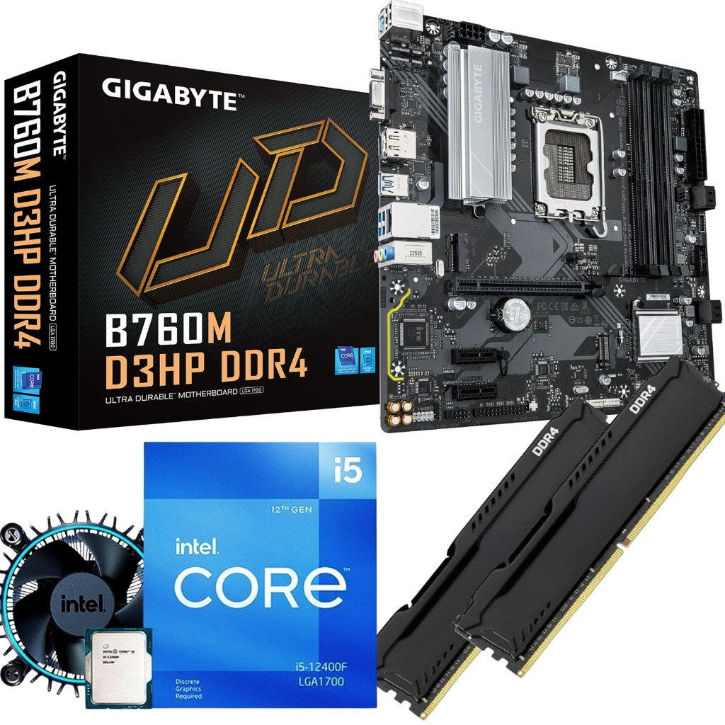 Kit Upgrade I5 12400f + Placa Mãe B760m + 32gb Ddr4 | Shopee Brasil