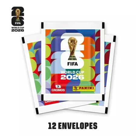 3x Kit C/ 12 Envelopes (84 Figurinhas) Copa Do Mundo Fifa 2026