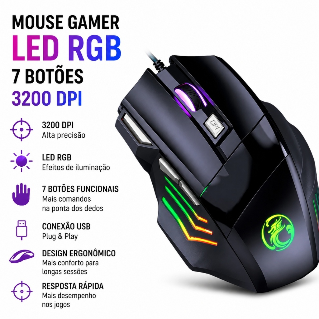 Mouse Gamer Sem Fio em Oferta | Shopee 2026