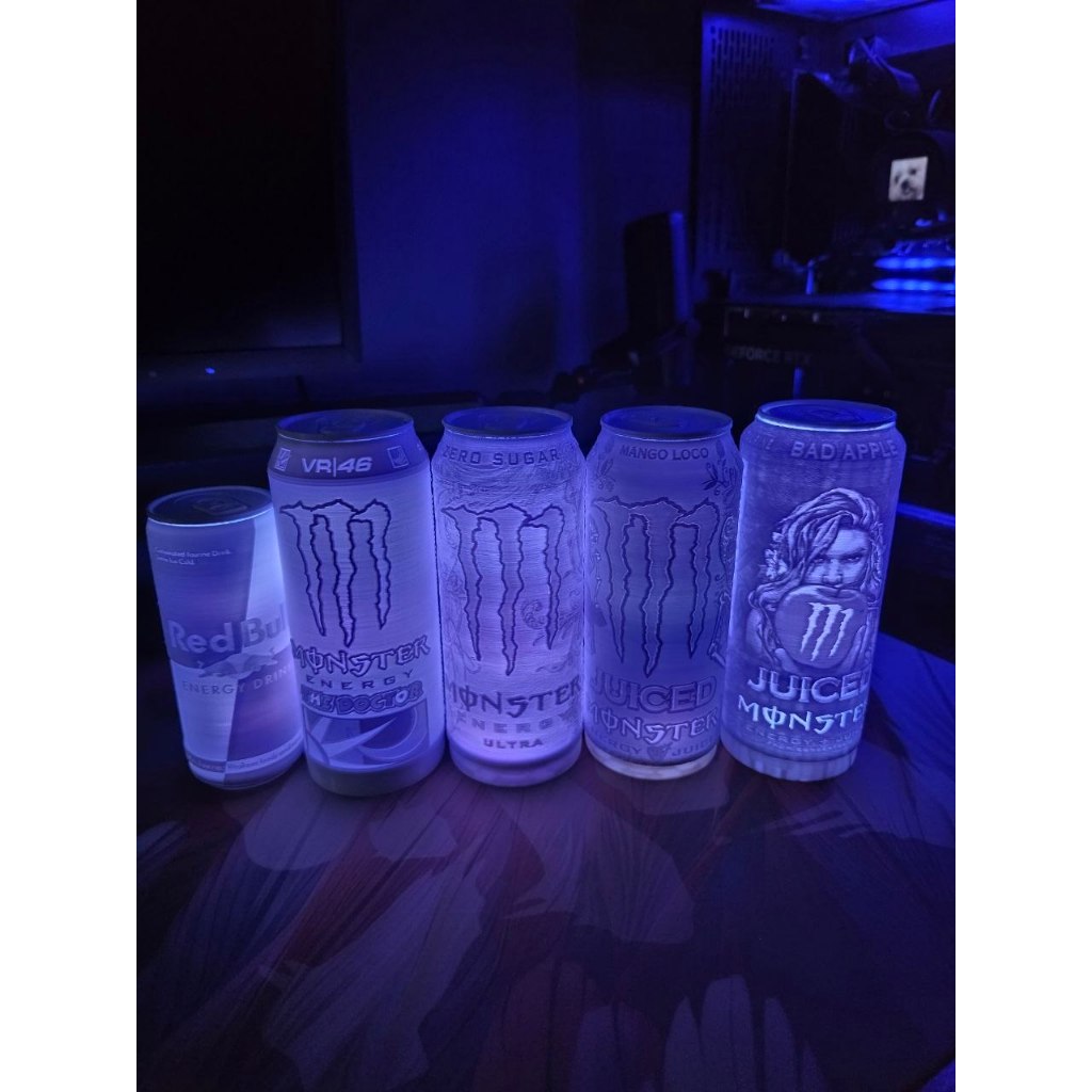Luminária RGB Monster Ultra Mango Loco Bad Apple The Doctor Redbul