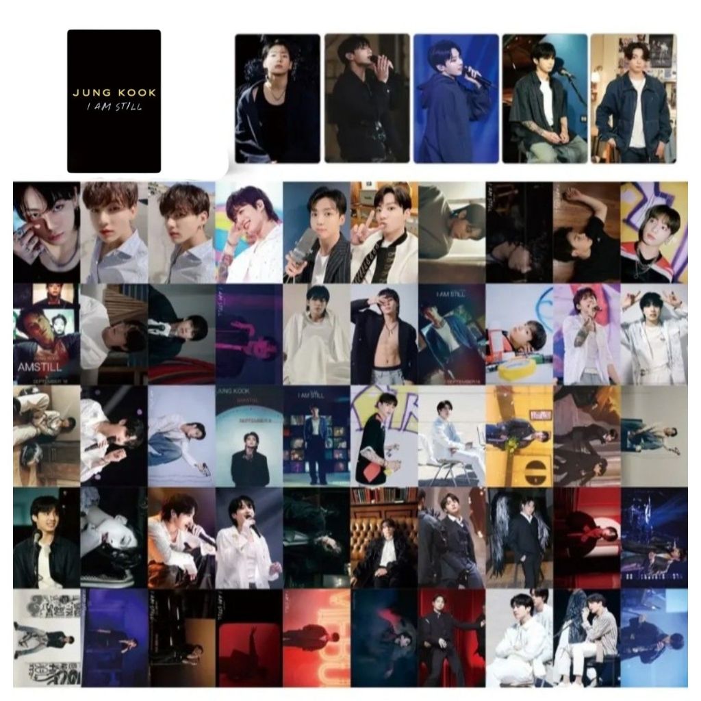Photocard Jungkook Álbum GOLDEN/SEVEN/I AN STILL/Bts/Kpop/ARMY