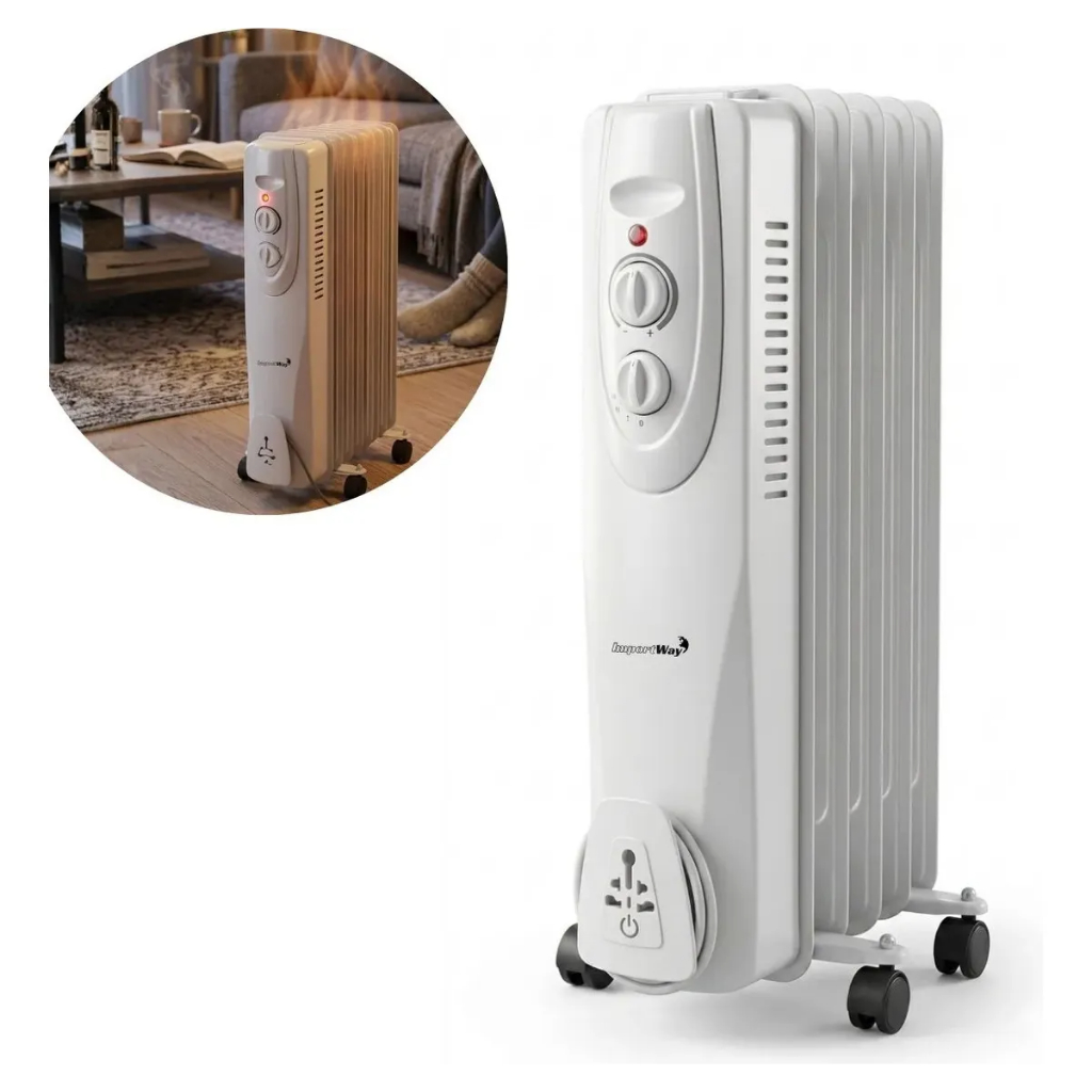 Aquecedor A Óleo Doméstico Portátil Ventilador Ar Quente | Shopee Brasil