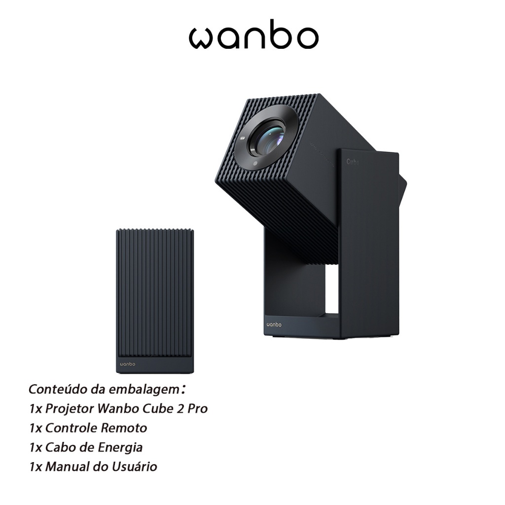 Wanbo cube 2 pro プロジェクター本体 Projetor Portatil Inteligente Wanbo Cube 2 Pro Netflix Oficial