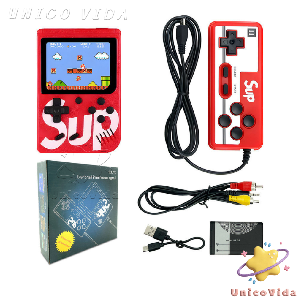 Mini Game Retrô Portatil Nintendo 400 Jogos Antigos Anos 80