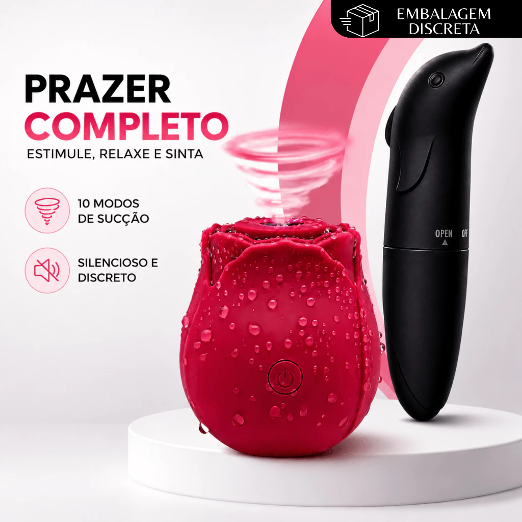 kit de pareja sex shop en color rosa incluye múltiples juguetes para una experiencia de estimulación completa y variada