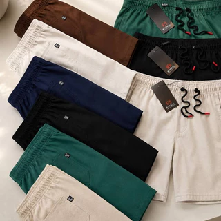 Short Masculino Premium Linho Casual com Elástico e Cordão | Conforto e Estilo