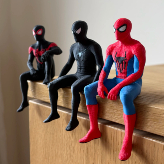 Homem Aranha - Miniaturas para Monitor - Decoração Criativa para Setup PC Gamer/Office - Spider Man Miles Morales — imagem 3