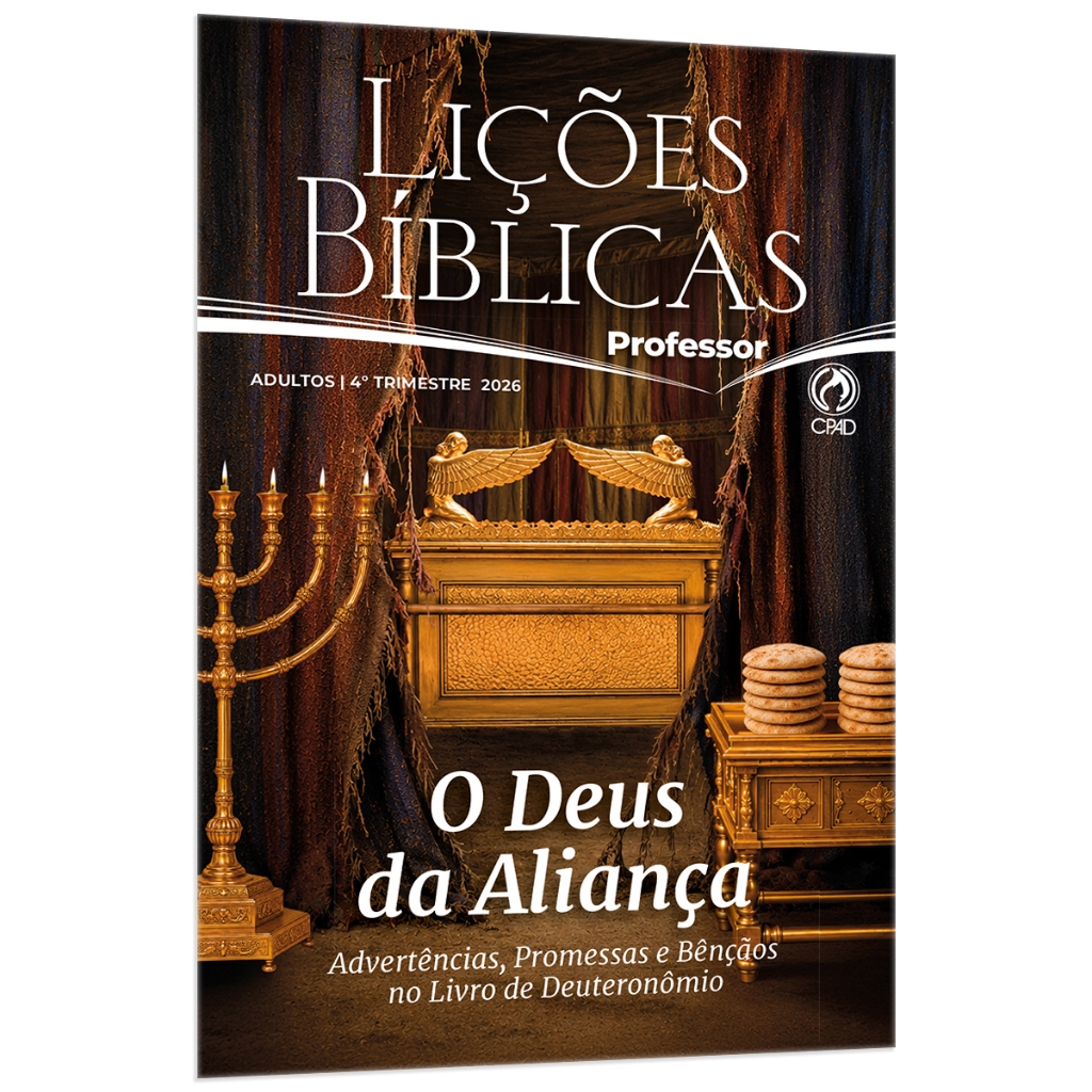Capa da revista Lições Bíblicas CPAD Adultos, 4º trimestre de 2026, O Deus da Aliança
