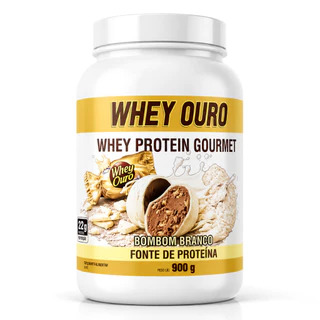Whey Protein Gourmet 900g Sabor EXCLUSIVO - 23g de Proteína Por Dose Ganho de Massa Muscular
