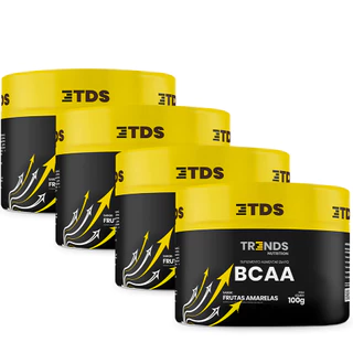 Combo 4x Bcaa Em Pó - Pote 100g - Atividade Física Academia