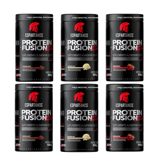 6x Protein Fusion Whey Isolate 900g - Espartanos
