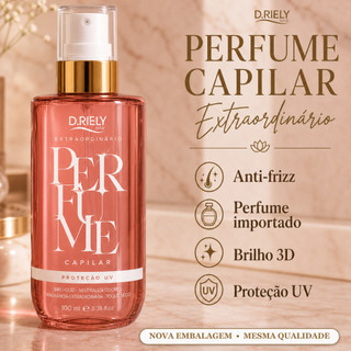Perfume Capilar Feminino Cabelo Perfumado Anti Frizz Proteção UV Brilho Intenso Body Splash