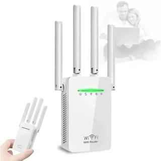 Amplificador de sinal Wi-Fi repetidor e roteador sem fio rede sem fio através da parede Dupla pressão/2.4G - G8