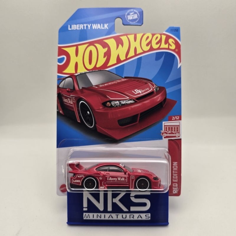 Hot Wheels Nissan Silvia S15 Liberty Walk Red Edition Exclusivo