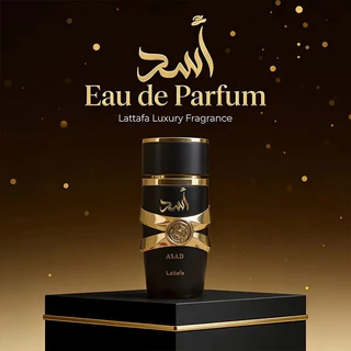 Perfume Lat Asad black masculino Eau de Parfum Original 100ml