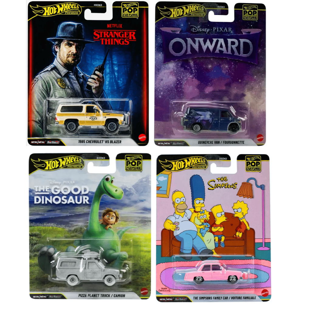 Hot Wheels Premium Pop Culture Coleção HXD63 Mattel Original