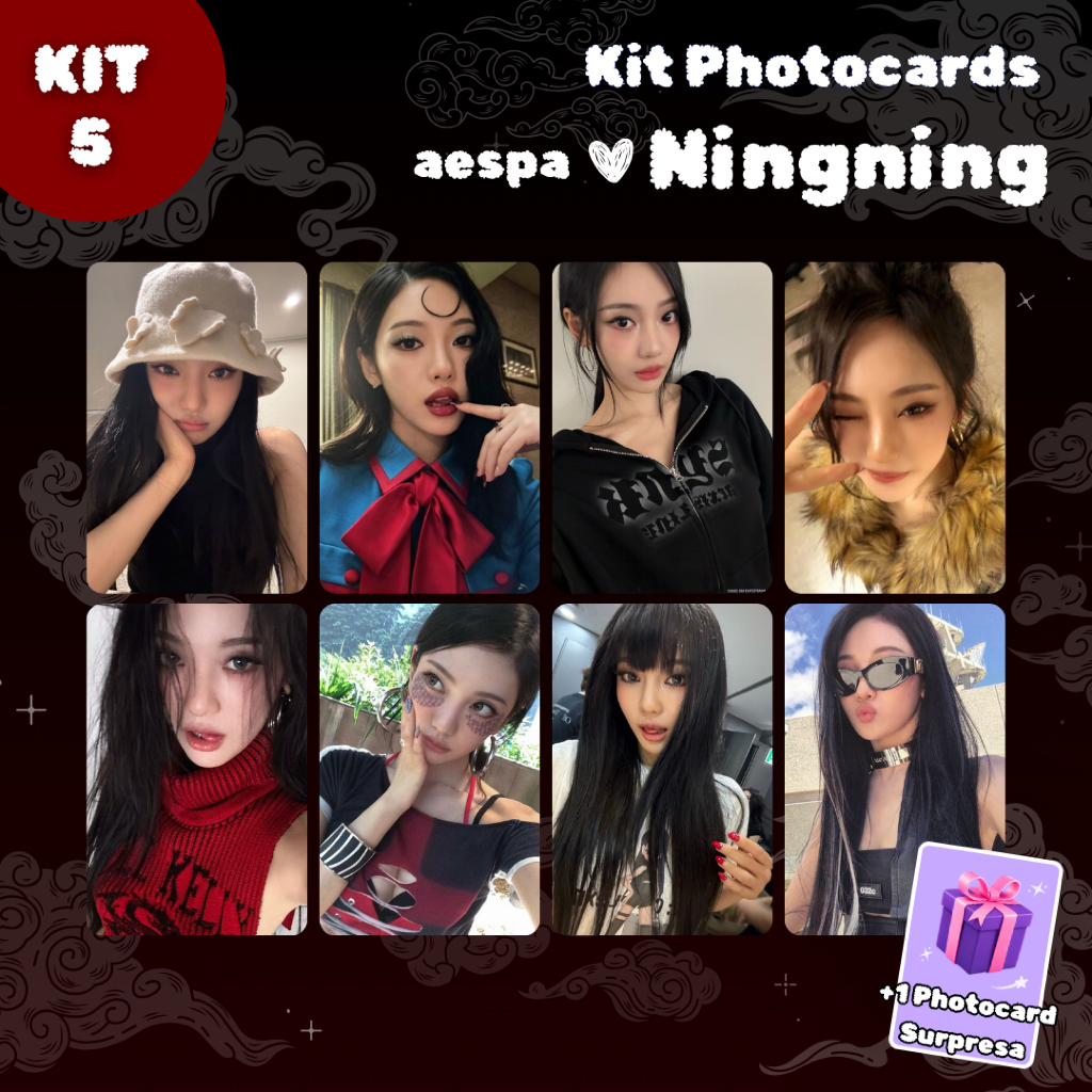 aespa ningning fc トレカ Photocards NingNing Aespa Selca Kpop Fanmade | Shopee Brasil
