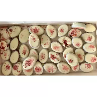 Caixa Branca Ovinhos de Merengue de morango 750g Cacau Show em Oferta na Shopee