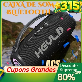Caixa De Som Bluetooth Boombox Grande Luz LED RGB Super Potente Com ALÇA PORTENTE TWS Resistente água SD/USB/AUX-HY-395 em Oferta na Shopee