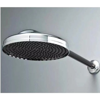 Ducha Piscina Vale Maxi 225mm 10'' Branca, Preta e Cromada - VALEPLAST