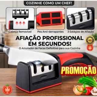 Amolador Afiador de Facas Profissional Frete Grátis Promoção em Oferta na Shopee