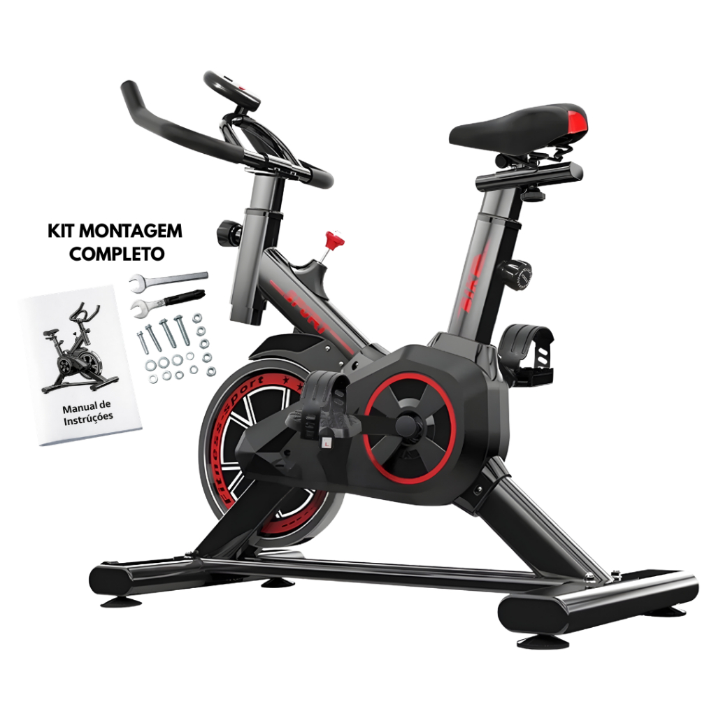 Bicicleta Bike Ergométrica Spinning Academia Fitness Profissional ...