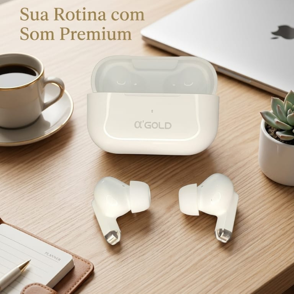 Fone de Ouvido Bluetooth Gold FN-BT28 Mini Portátil TWS Sem Fio ...