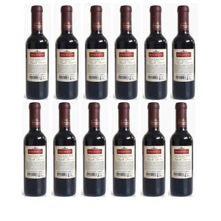 Kit 12 ou 6 Mini Vinho Tinto Suave Bordô Halberth 375ml Atacado Brinde Lembrancinha Casamento