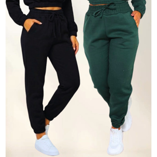 Calça Pantalona Feminina Cintura Alta no moletom Calça Moletom Feminina calça feminina longa