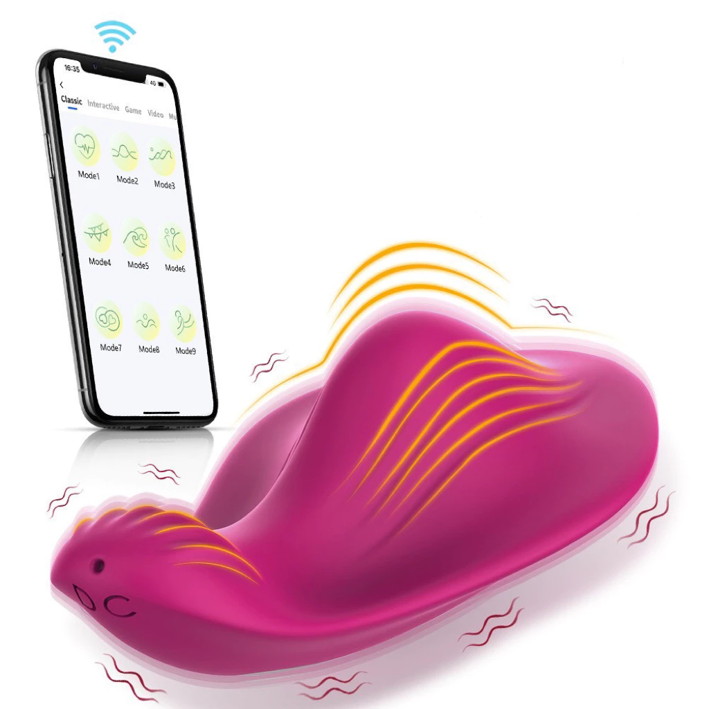 Vibrador de Braga Bluetooth para Clítoris con Control por Aplicación Vibrador Femenino App para Pareja