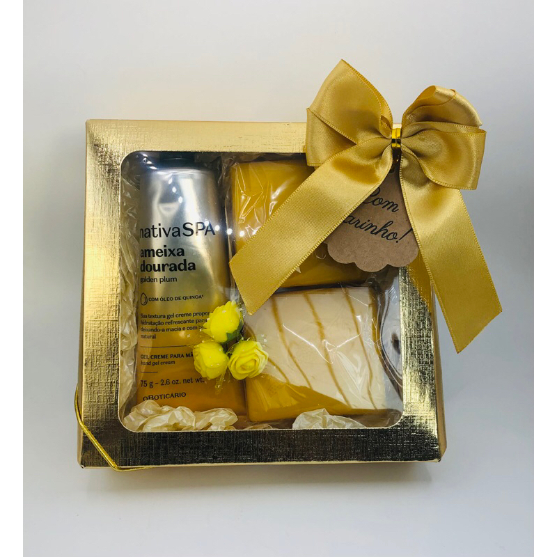 O Boticário Presente Feminino Nativa SPA: Ameixa Dourada, Ameixa Negra, Cereja Rouge, Lilac em Oferta na Shopee