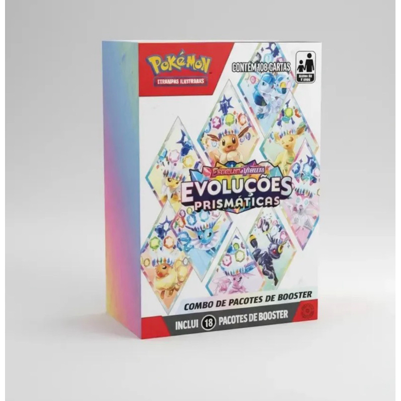 Combo Booster Evoluções Prismáticas EV8.5 - Pokémon TCG