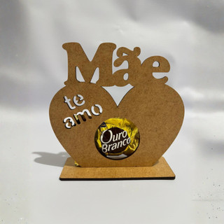 Porta Bombom Dia das Mães Lembrancinha Presente MDF Mãe te Amo - Kit 20 unidades em Oferta na Shopee