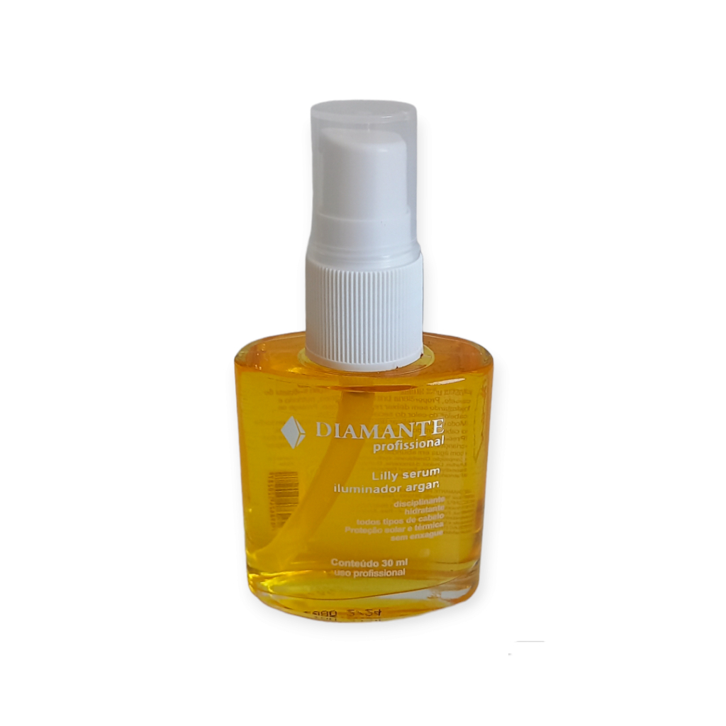 Reparador De Pontas Lilly Serum Iluminador Argan Diamante