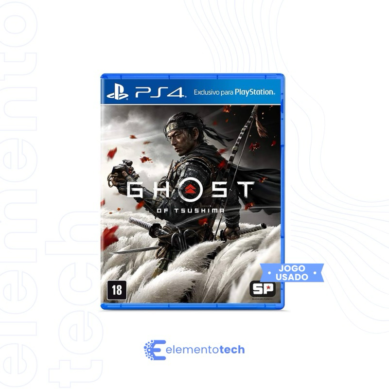 Ghost of Tsushima PS4 Seminovo Original Mídia Física Completo Perfeito Estado Pronta Entrega