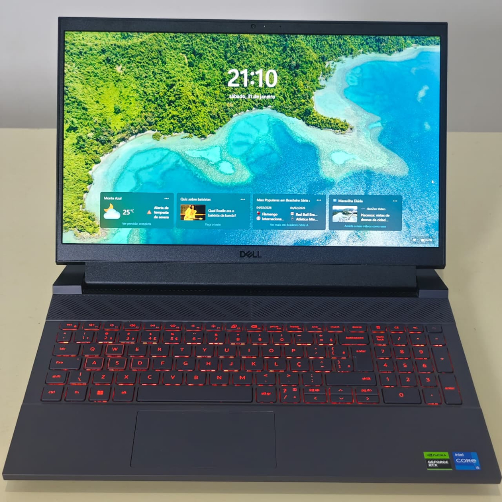 Notebook Gamer Dell G15 5530 i5 13450Hx RTX3050 6GB 16GB de RAM