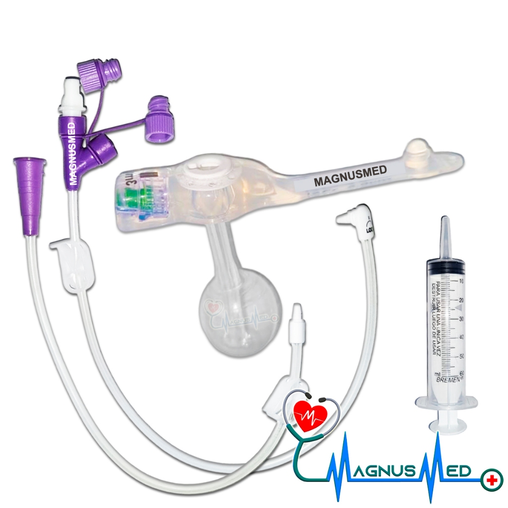 Sonda Gastrostomia Botton Silicone c/ Balão - Kit ( Botton - Extensor ...