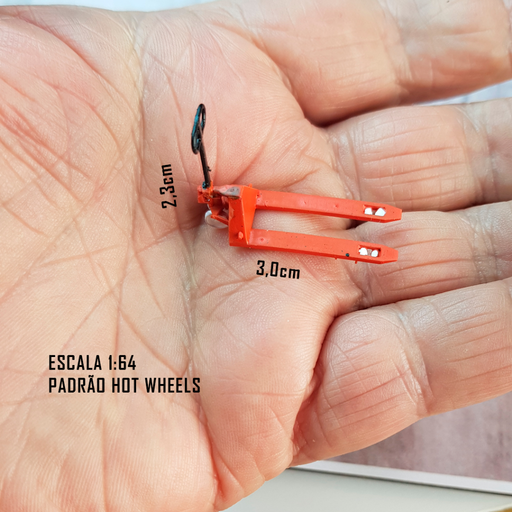 Peças para Dioramas padrão Hot Wheels escala 1:64 - Paleteira +
