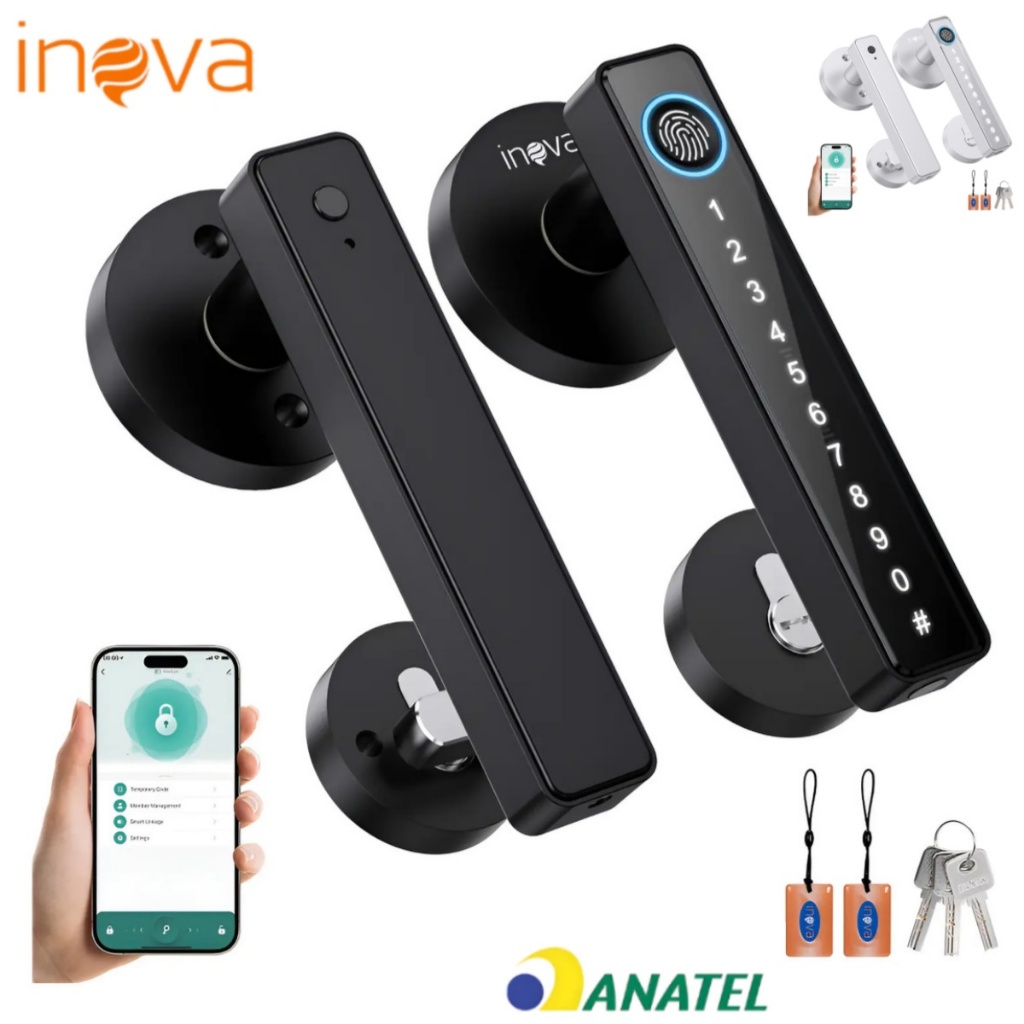 INOVA Smart Digital Lock Apartments Biometrics, Tuya app, Password ...