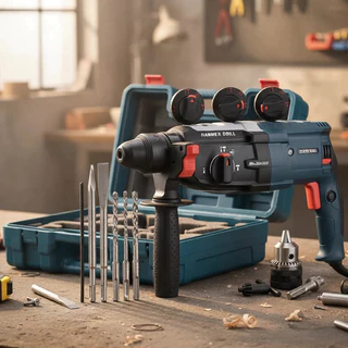 Martelete Rompedor Profissional 1200W 5KG Função Furadeira Impacto Reversível Envio Imediato