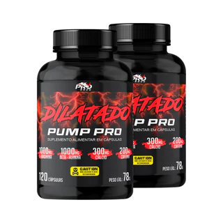 Kit 2x Pré Treino - Dilatado Pump Pro 120 Cápsulas - Pro Healthy