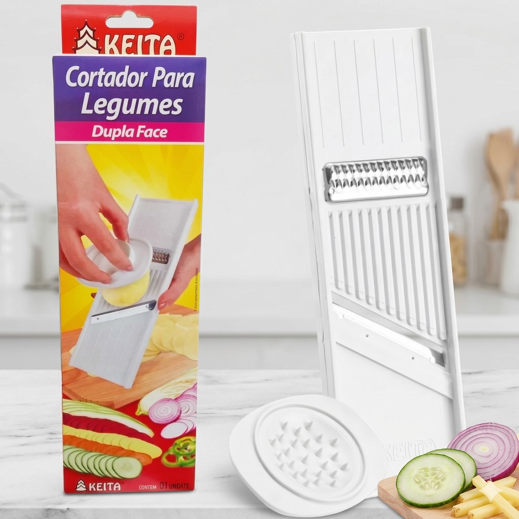 KEITA - CORTADOR DE LEGUMES GRANDE - DUPLA FACE