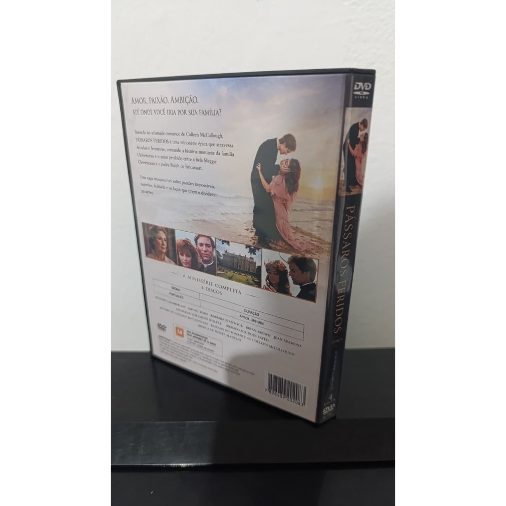 DVD - Pássaros Feridos Minissérie Clássica / Serie Clássica 1983