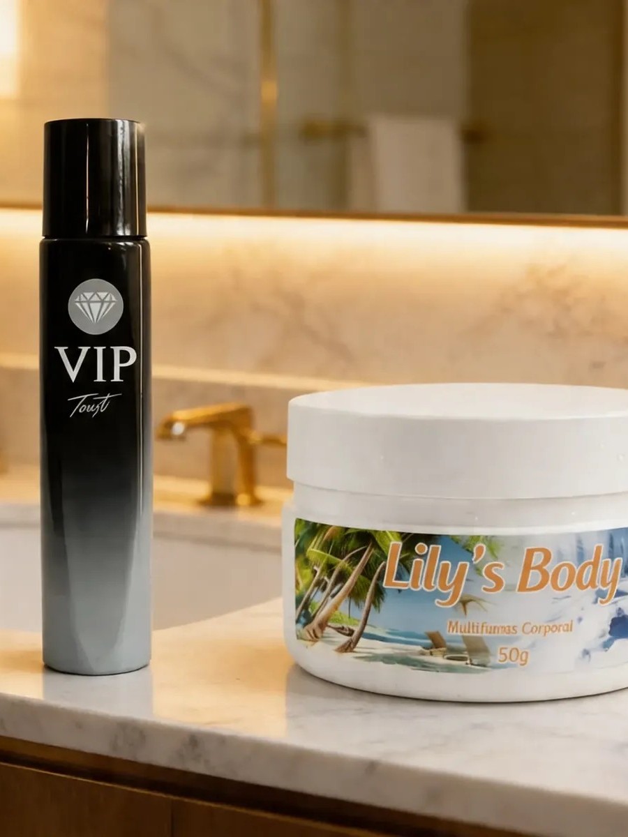 kit feminino TOUTI com 01 perfume e 01 hidratante corporal LILY`S BODY ...