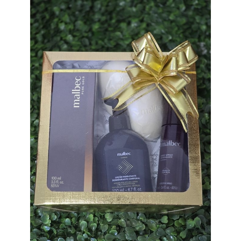 Kit Malbec - Kit Masculino- Kit Presente - O Boticário | Shopee Brasil