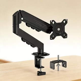 Suporte North Bayou NB F80 de Mesa com Pistão a Gás | Para TV/Monitor de 17 a 32 Polegadas – Preto U5