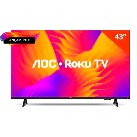 Smart TV AOC 43 43S5155 78G Full HD LED Wifi Roku USB HDMI