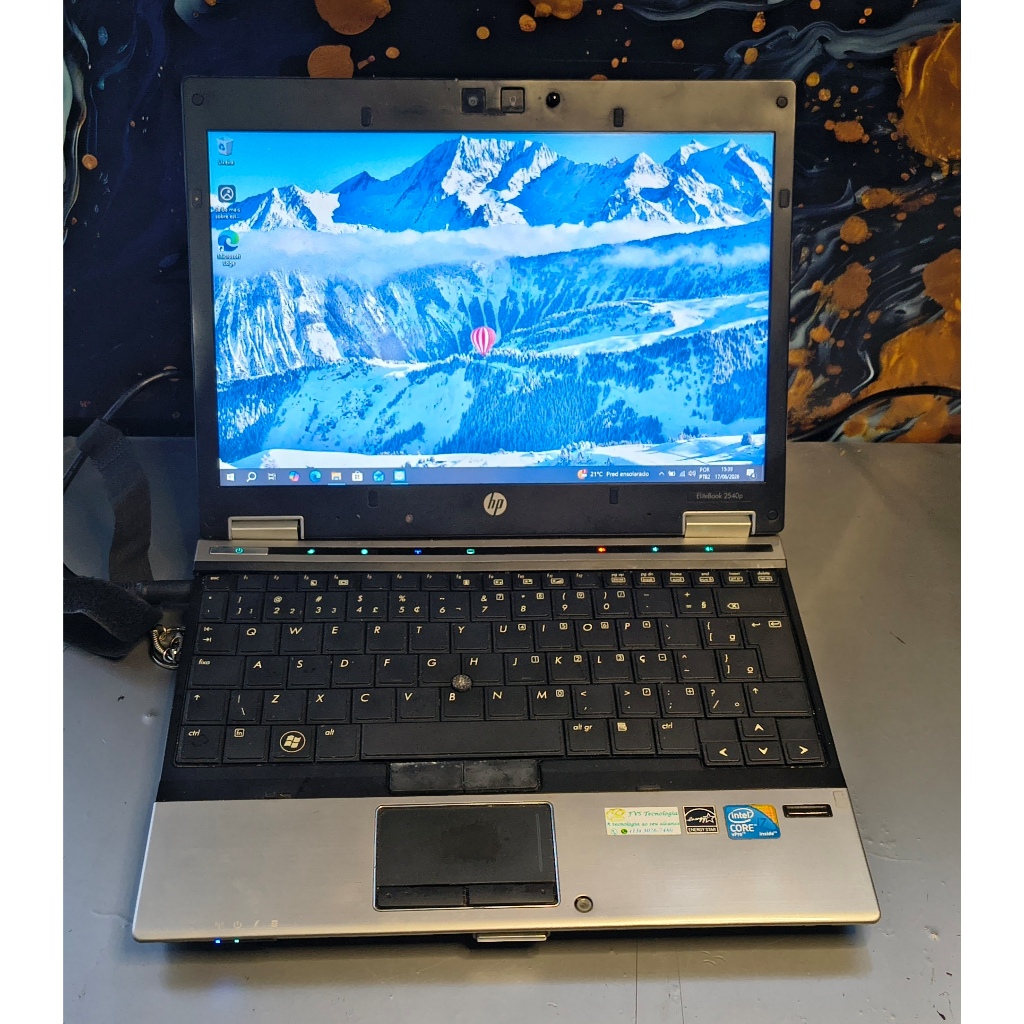 notebook hp elitebook 2540p core i7, 8gb, ssd | Shopee Brasil