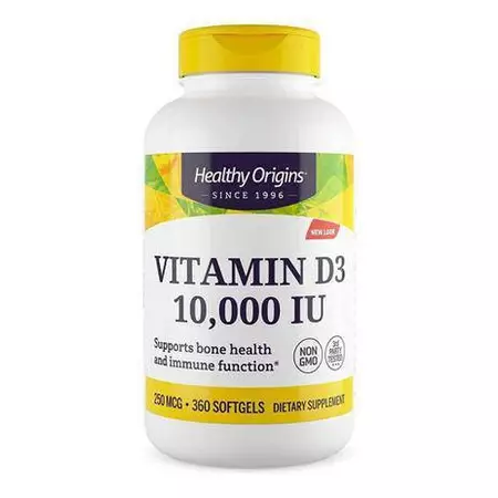 Vitamina D 360 Cápsulas Softgel Healthy Origins